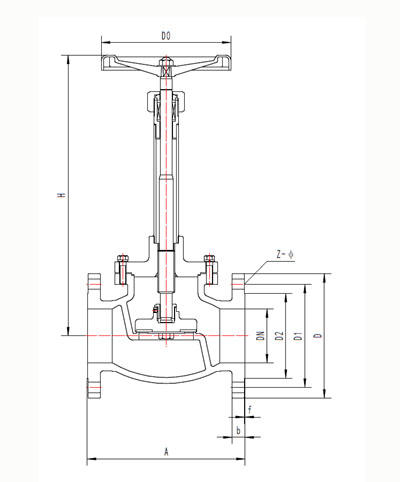 DJ41F-300LB低温长轴截止阀（SW）