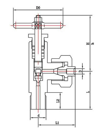 J24W-250T/P角式仪表阀